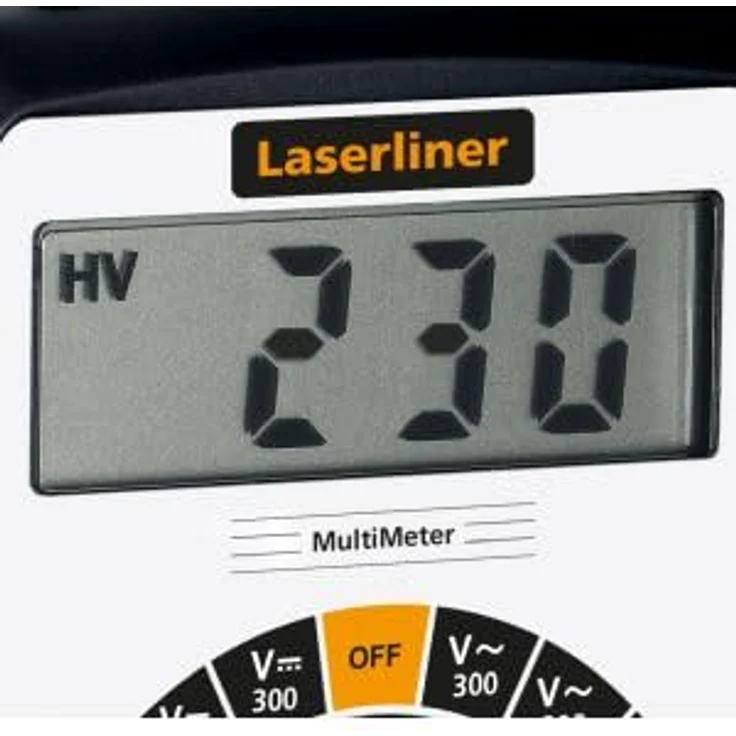 LASERLINER Spannungsprüfer Laserliner MultiMeter Hand-Multimeter, nachhaltige Konstruktion, präzise Messungen, gut ablesbares Display – Bild 5