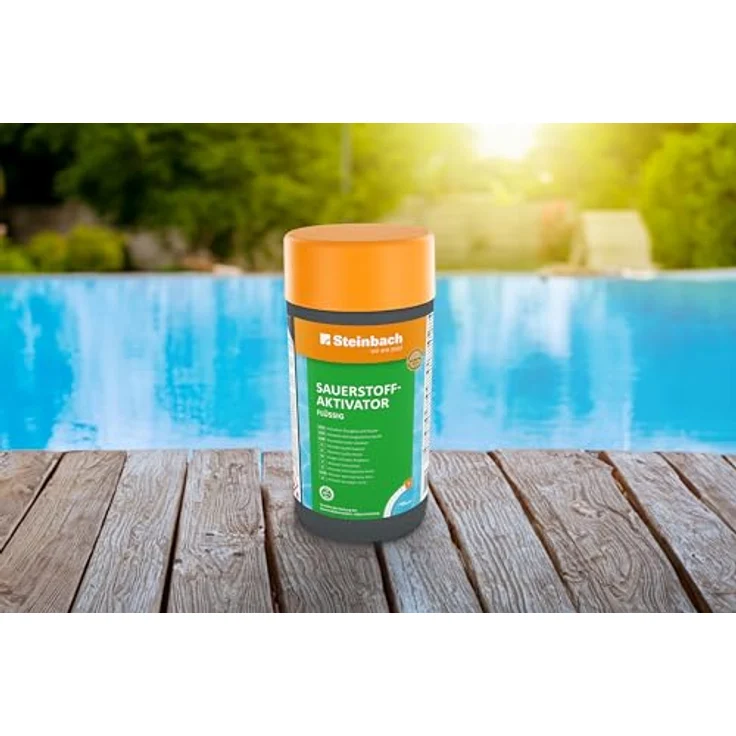Steinbach Poolchemie Sauerstoffaktivator flüssig, 1 l, Algenverhütung, 07535S01TD08 – Bild 3