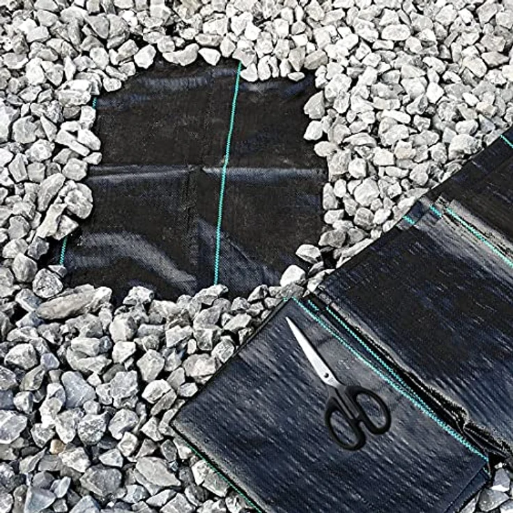 your GEAR 10 | 20 | 50 | 100 m² Unkrautfolie Gartenvlies Bodengewebe Unkrautschutz-Vlies in 1 oder 2 Meter Breite 100g/m² wasserdurchlässig reißfest [2x5m] – Bild 3