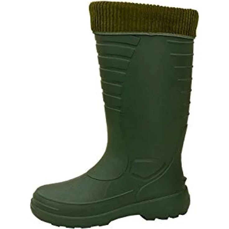 Lemigo Grönland Gummistiefel für Übergrößen, kälteisolierend bis –30 °C, grün, Größe 39