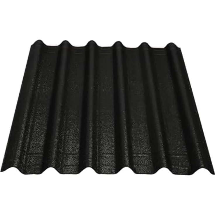 Onduline Easyfix Compact Dachplatte Wandplatte Bitumen Wellplatte 1x0,82m - schwarz