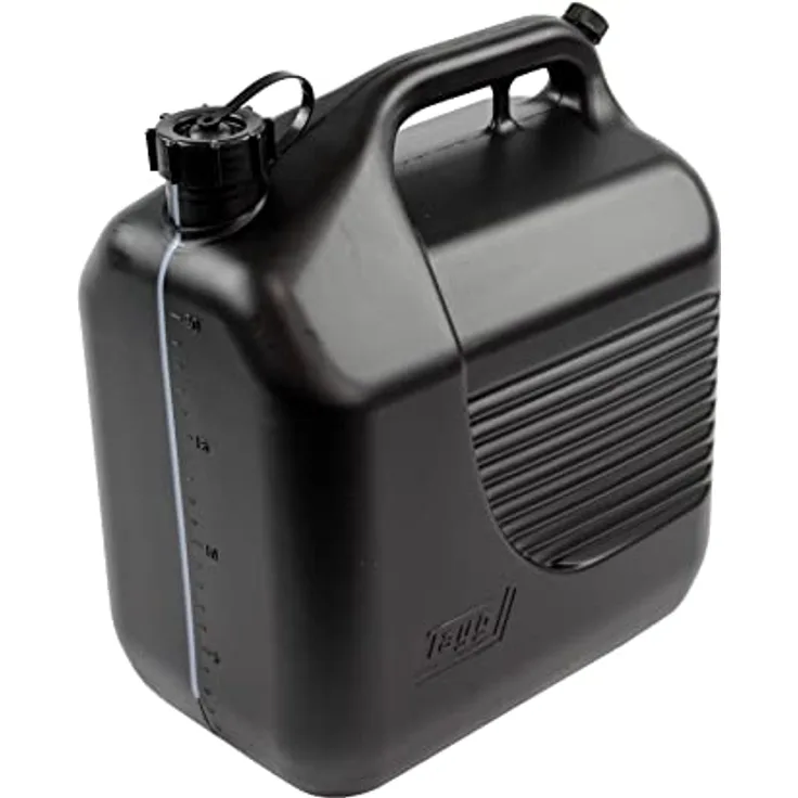 Tayg Kanister, 20 Liter, zugelassen, mit Einfüllstutzen und Messstreifen, schwarz, 603075