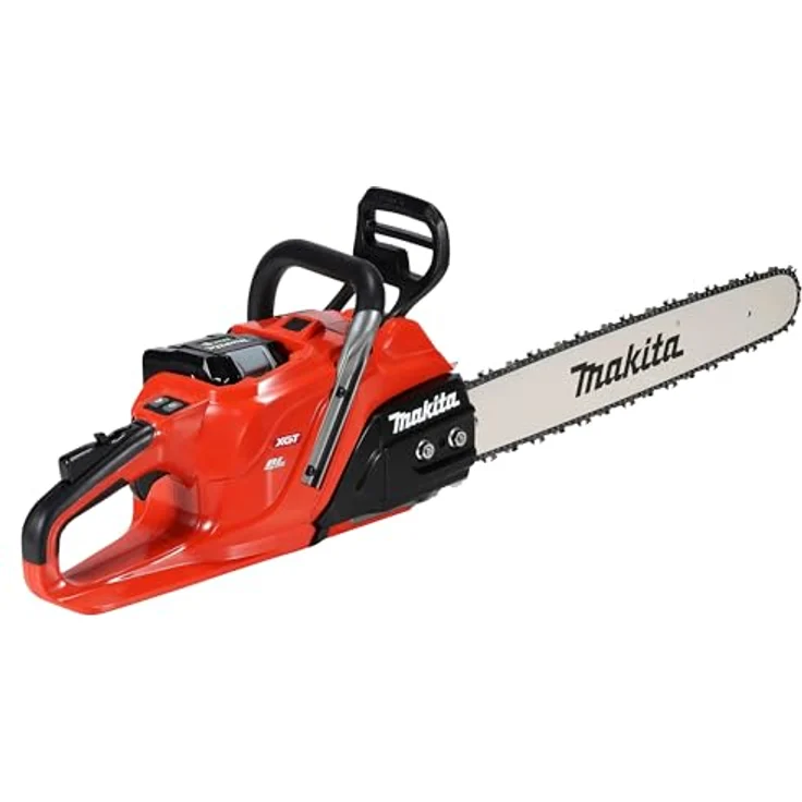 Makita UC030GE103, 40V Akku-Kettensäge in Signalrot, 50 cm Schienenlänge, 29 m/s Kettengeschwindigkeit, inkl. Akku und Ladegerät – Bild 2