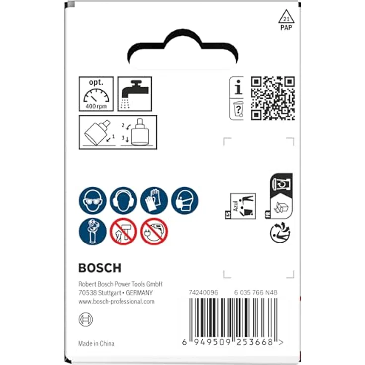 Bosch Lochsäge Ø 60 mm mit Adapter für Fliesen, Professional Zubehör für Bohrmaschine, langlebig und robust – Bild 4