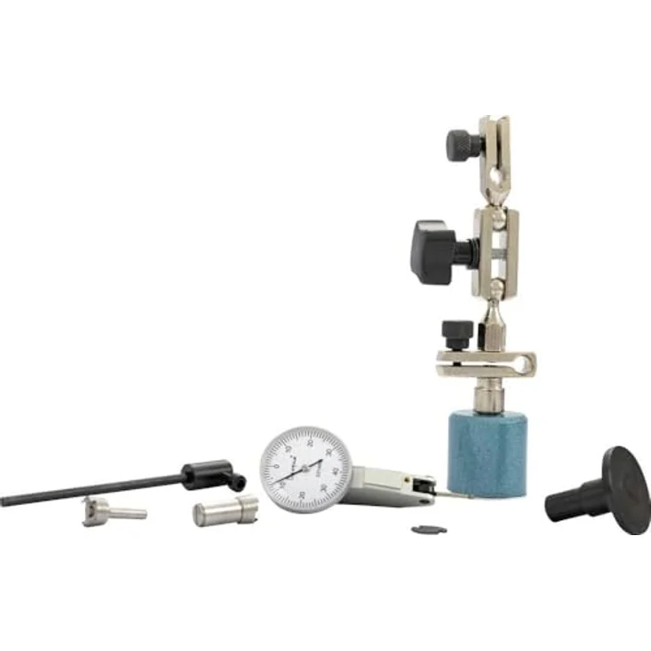 Dasqua 5221-1000 Testindikator mit Kontrollmaß 32mm, automatisch umkehrbarem Kontaktpunkt und Magnetfuß – Bild 2