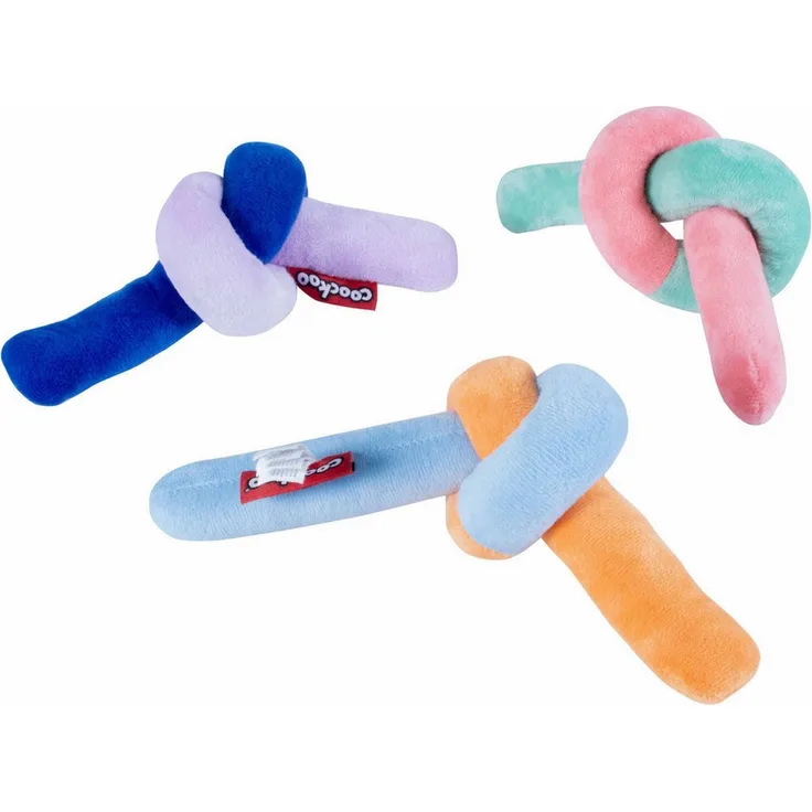 Coockoo Snuggle Snake, Tierkuscheltier Hundespielzeug aus robusten Materialien, verschiedene Farbauswahlen