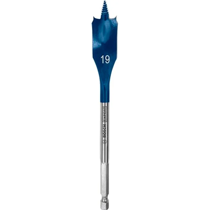 Bosch Expert Self Cut Speed Spade Bit, 19mm x 152mm, HEX Shank, Schlagfester Holzbohrer für schnelles Bohren in Weichholz – Bild 1
