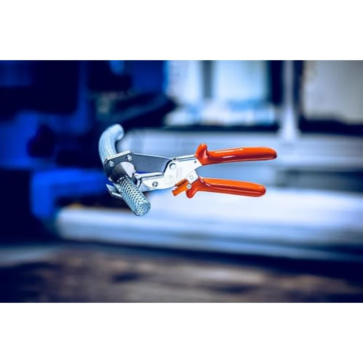 Original LÖWE Gartenschere Original LÖWE 5 Schlauchschere mit Dreiecksklinge 5.504, für Gummi Schläuche, 23 cm, 270 g, 28 mm Kapazität, blau – Bild 6