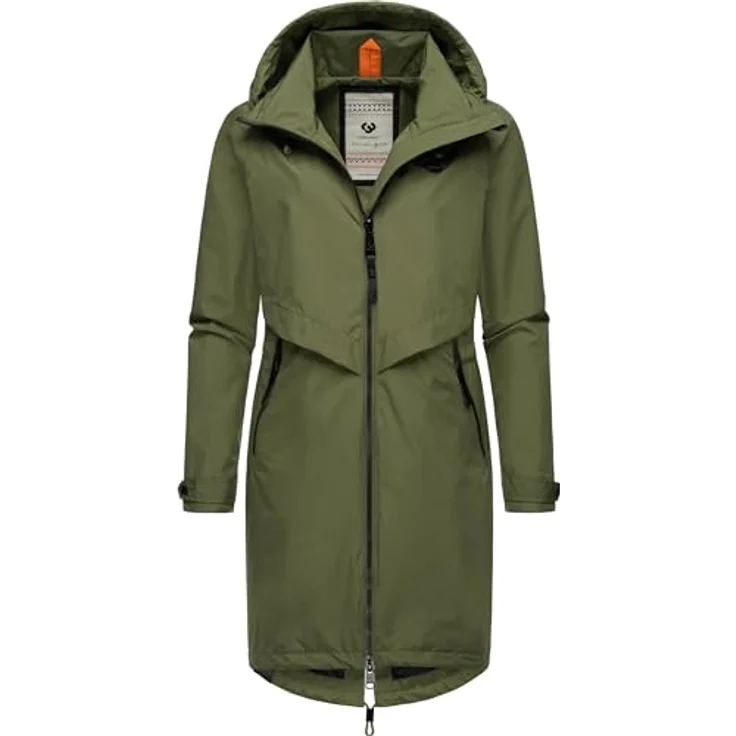 Ragwear Frodik, Damen Parka, wasserdicht und atmungsaktiv, grün, Größe L – Bild 4