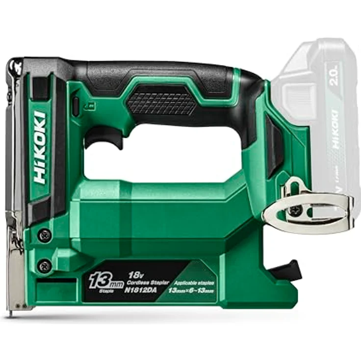 HiKOKI N1812DA N1812DAW4Z Akku-Nagler mit 5 Klammern/Sekunde, 18V 5,0 Ah, kompakt und leicht, hohe Staubbeständigkeit – Bild 1