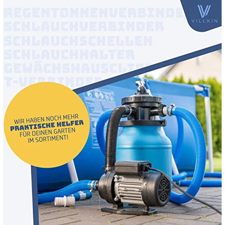 Kaiserwerk Villkin Pool Adapter Typ A – 2 Stück Schlauchtülle für 32 mm & 38 mm Schläuche, 2 Zoll Innengewinde, kompatibel mit Intex & Poolanschlüssen – Bild 6
