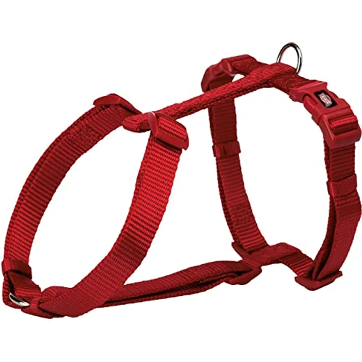 TRIXIE Premium H-Geschirr L: 60–80 cm/25 mm rot