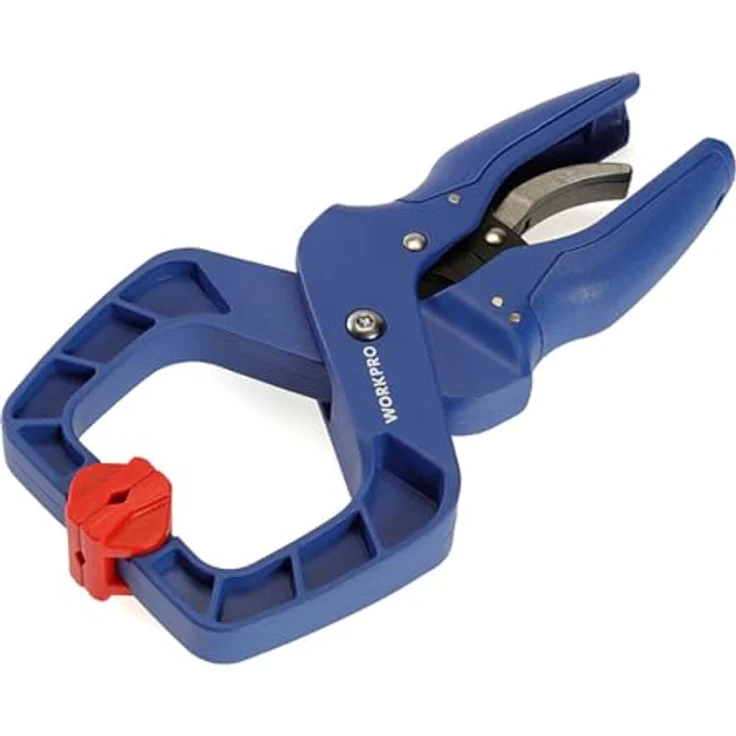WorkPro Ratschenzwinge WP232014, Spannweiche 50mm, Ausladung 50mm, ideal für Befestigung und Installation – Bild 5