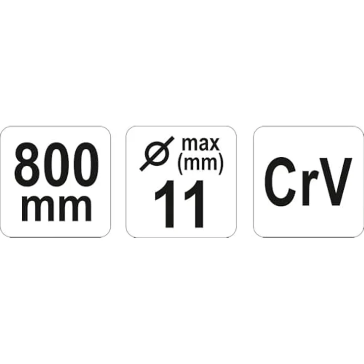 Yato Bolzenschneider 800 mm, gehärteter CrV-Stahl, geeignet für Bewehrungsstahl Ø 11 mm, ergonomische Griffe – Bild 6