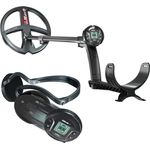 XP Metalldetektor DEUS 2 II 22 FMF WS6 MASTER, Ortungsgerät mit simultaner Multifrequenz, 12 vorinstallierten Suchprogrammen und WS6 Kopfhörer, schwarz