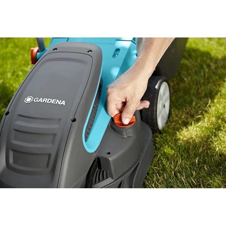 GARDENA PowerMax Elektro-Rasenmäher 1400-34: Rasenmäher bis 400 m², 34 cm Schnittbreite, 40 l Fassungsvolumen, ErgoTec Plus-Handgriff - 5034-20 – Bild 5