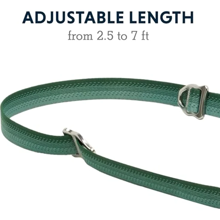 Ruffwear Hundeleine Switchbak Leash River Rock Green - Längenverstellbare Leine mit V-Ringen – Bild 4