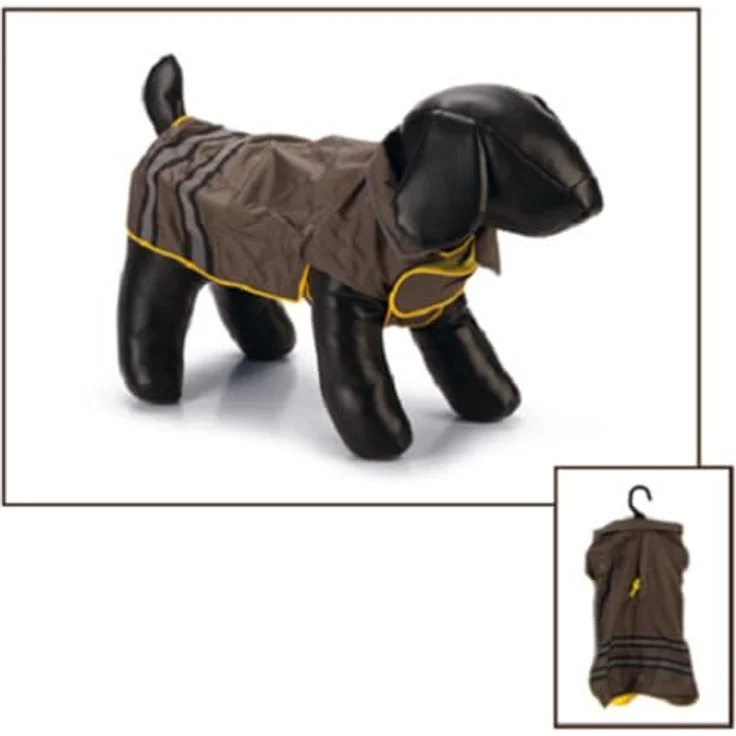 Beeztees Hunde-Regenmantel Seja (XXL, Hundemantel), wasserdicht, mit Reflexionsstreifen, abnehmbares Fleece-Innenfutter – Bild 7