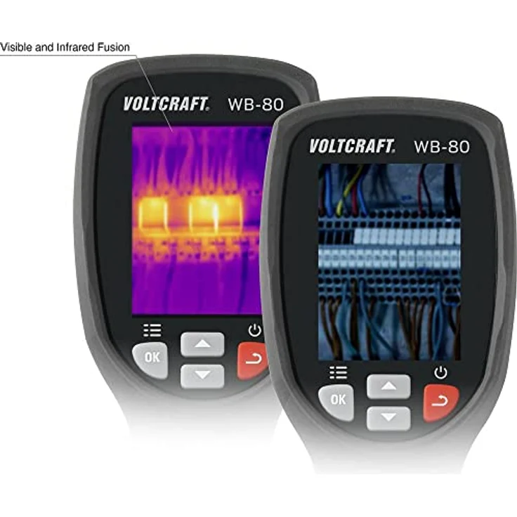 VOLTCRAFT WB-80 Wärmebildkamera -20 bis 600°C 32 x 32 Pixel 9Hz integrierte Digitalkamera – Bild 2
