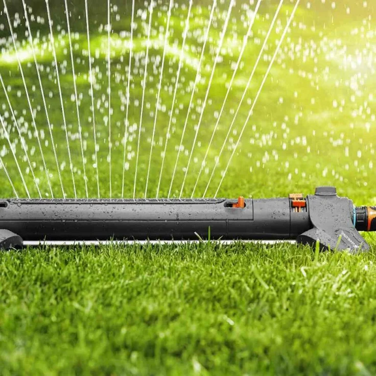 GARDENA Viereckregner AquaZoom L: Regner zur Bewässerung von Flächen von 28-350 m², Reichweite 7-21 m, Sprengweite 4-17 m, integrierter Metallfilter (18714-20) – Bild 9