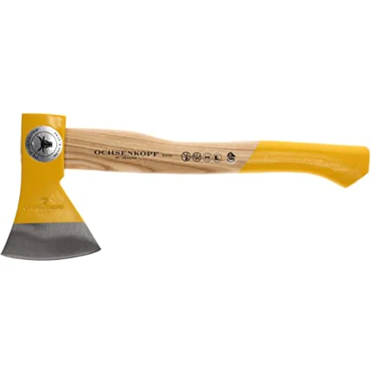 Ochsenkopf Forstbeil, Polierte Schneide, Robustes Eschenholz, 38 cm, 1,1 kg – Bild 5