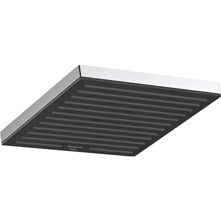 hansgrohe Pulsify E - wassersparende Kopfbrause (EcoSmart), eckige Duschbrause (260 mm), Chrom – Bild 1