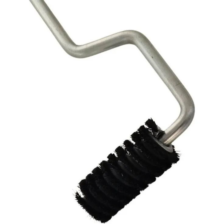 DD Composite Lackroller Borsten Entlüftungsroller, 22x50mm, Spezialroller mit spiralförmig gewickelten Natur-Borsten für glatte Ergebnisse auf unebenen Oberflächen