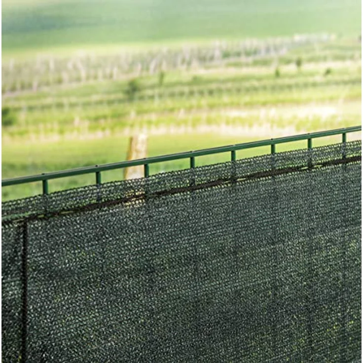 Windhager Zaunblende Screenex Classic, Sichtschutz, Windschutz für Garten und Balkon,Dunkelgrün, inkl. 12 m Befestigungsschnur, 0,8 x 5 m, 180 g-m², 06150 – Bild 6