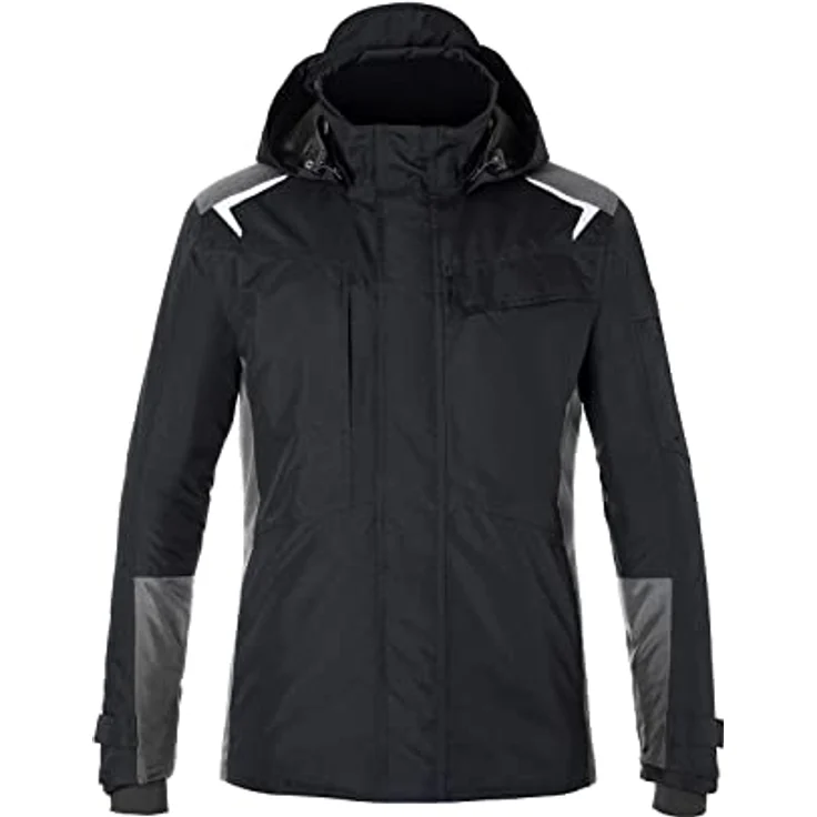 KÜBLER Workwear KÜBLER BODYFORCE Arbeitshardshelljacke PSA 2, schwarz, Größe L, für hohen Tragekomfort und verbesserten Schutz – Bild 2