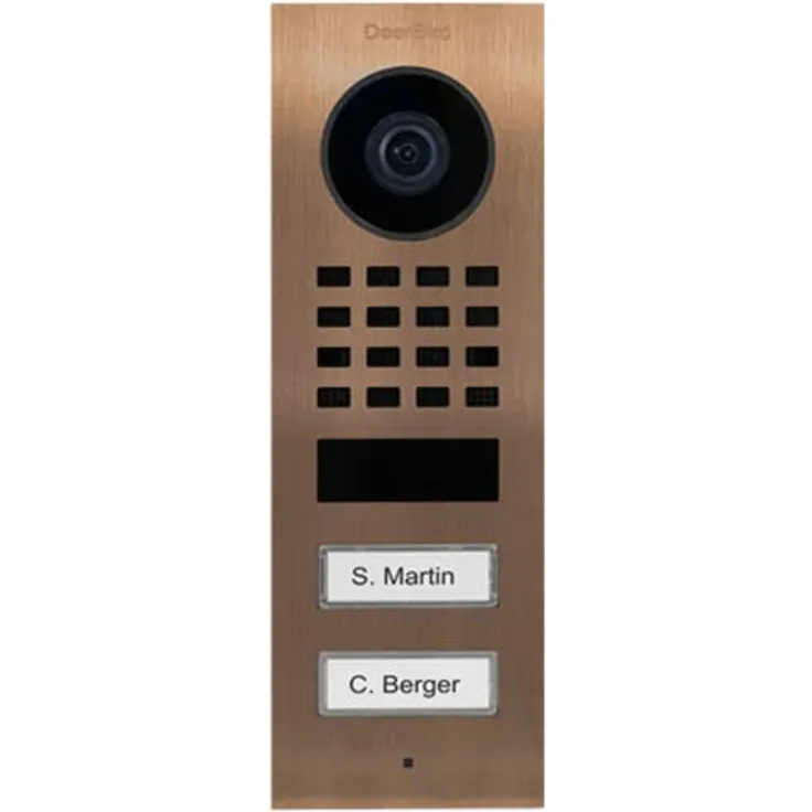 DoorBird D1102V SM B Video-Türsprechanlage, Bronze
