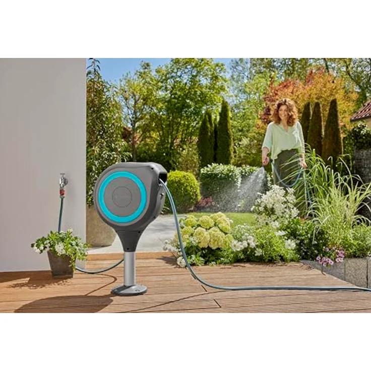 GARDENA Schlauchtrommel Schlauchbox Roll Up, Automatisches Aufwickeln – Bild 8