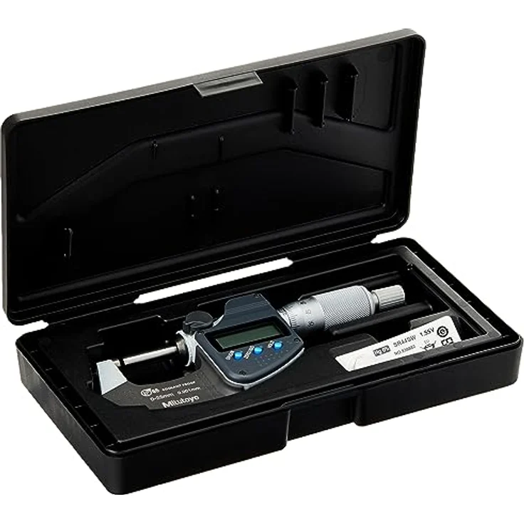 MITUTOYO Digital Bügelmessschraube Serie 293 ohne Datenausgang IP65, Messbereich 0-25 mm, 1 Stück,293-240-30 – Bild 3