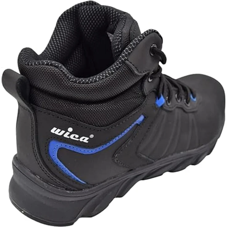 Wica S3 Sicherheitsschuh Mathi Arbeitsschuh Metallfrei, sehr leicht, blau – Bild 3