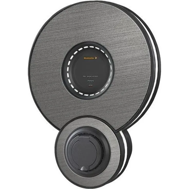 Weidmüller Ladegerät E-Mobilität CH-W-H-A11-SPNZZR, Typ 2, 11 kW, 16 A, 3-phasig, IP54, RFID-Lesegerät, LED-Ring, Kunststoffgehäuse