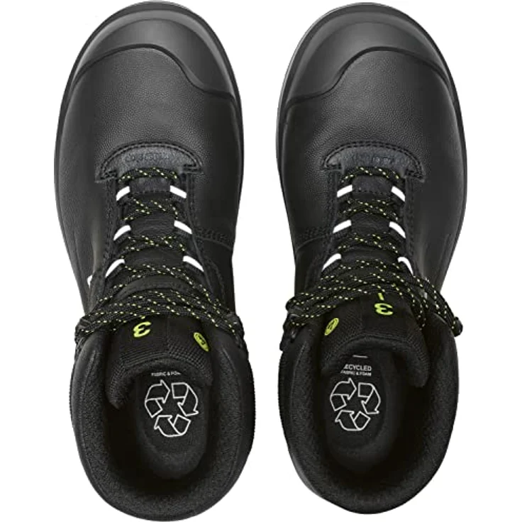 Uvex 3 Sicherheitsstiefel S3, robuster Schnürstiefel mit Wasserabweisendem Leder, Schuhgröße 42, Schwarz – Bild 3