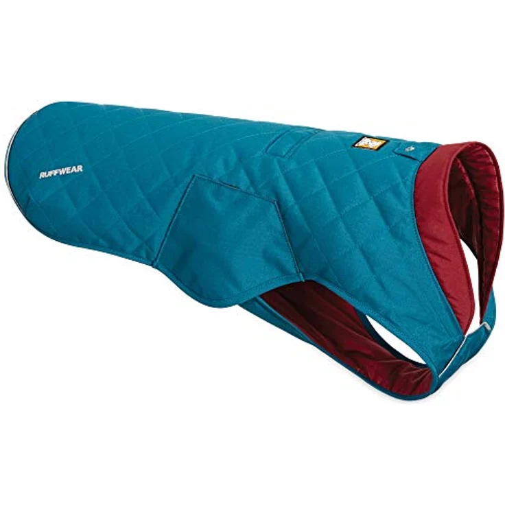 RUFFWEAR Stumptown Jacket, Warmer und Abriebfester Hundemantel für Klare Kalte Tage, Metolius Blue, XX-Small – Bild 1