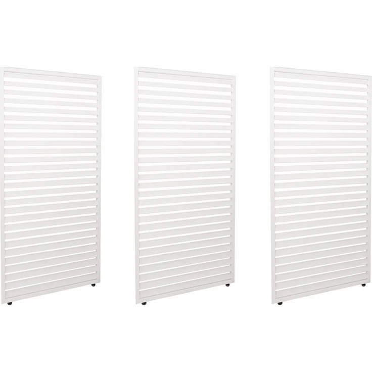 MCW Pavillonseitenteil MCW-L46-P, 3er-Set aus Aluminium, 271x204 cm, sturmfest bis 100 km/h