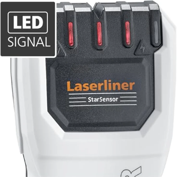 LASERLINER Leitungsortungsgerät StarSensor 50 080.976A, elektronisches Ortungsgerät für Wand- und Querbalken, max. Ortungstiefe 4, weiß - Preisvergleich – Bild 3