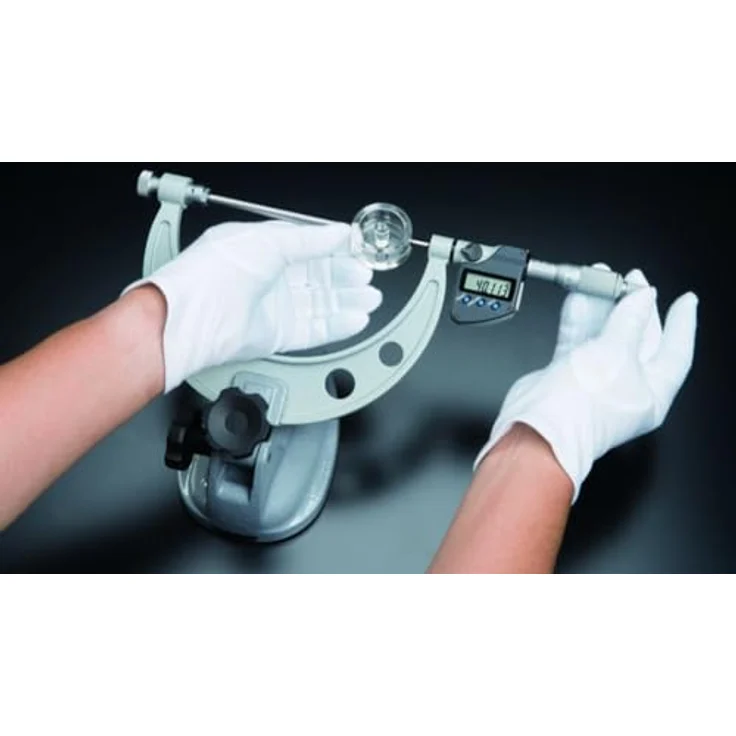 Mitutoyo 340-251-30, Digitale Bügelmessschraube für Gewindemessungen, 0-150 mm, 0,001 mm, IP65, auswechselbarem Messamboss inkl. 6 Ambosse, Metrisch, mit Datenausgang, Lasergravierte Skala, Ratchet-Mechanismus – Bild 2