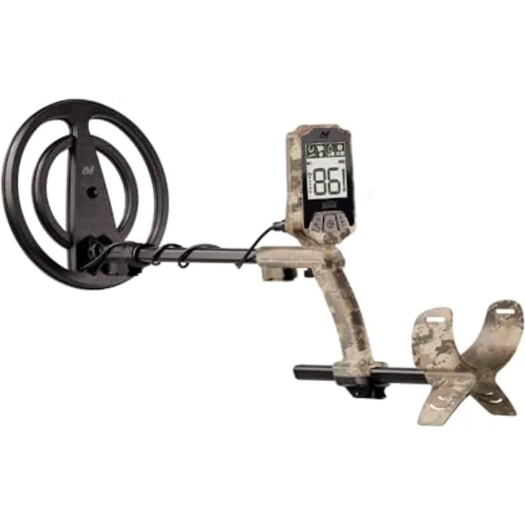 Minelab X-Terra Intrepid Tactical Metal Detector, wasserdicht bis 1 m, 10-Zoll-Spule, Pinpoint-Funktion und intuitives Bedienfeld