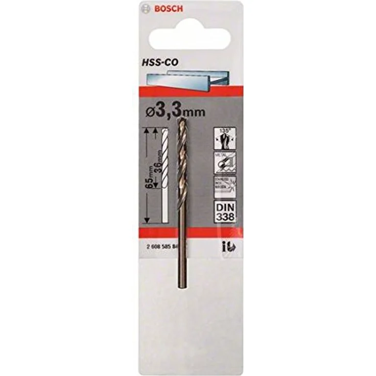 Bosch Professional Metallbohrer HSS-Cobalt (Ø 3,3 mm) – Bild 6