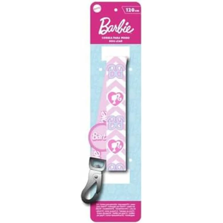 Cerda Hunde-Halsband Barbie, M Größe, verstellbar, robustes Polyester mit Metallclip – Bild 2