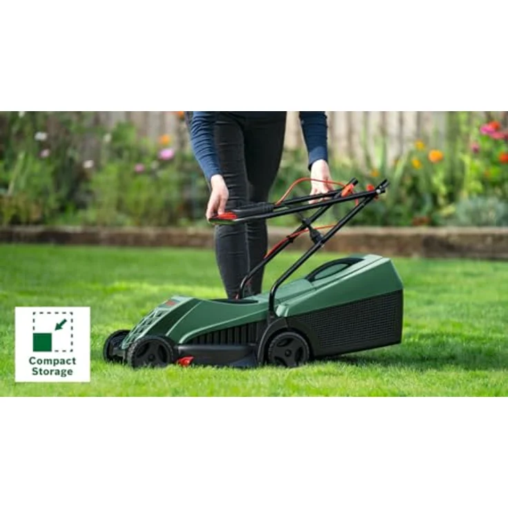 Bosch Home & Garden EasyRotak 32-235, Rasenmäher mit energiefektivem Motor und klappbaren Griffen, Netzbetrieb – Bild 3