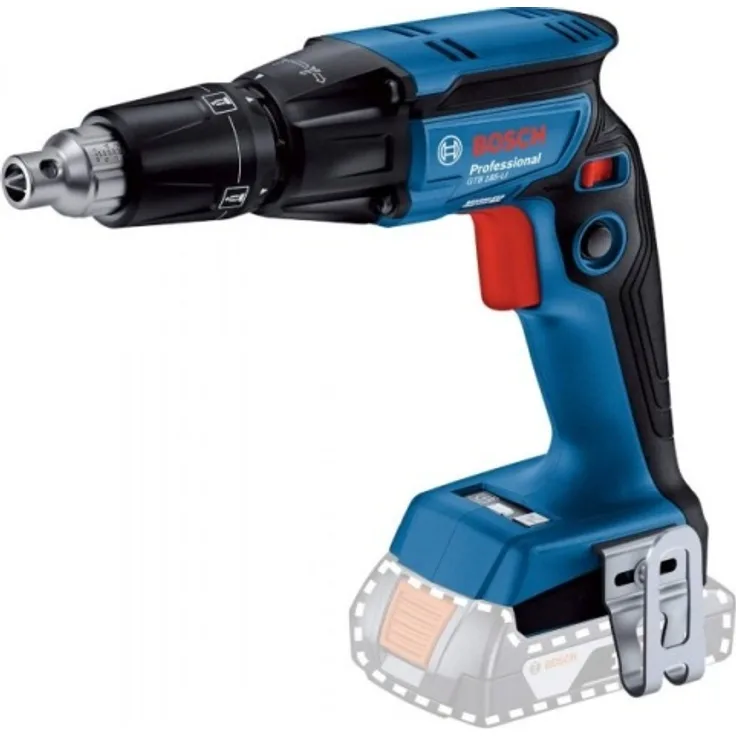 Bosch GTB 185-LI, Akku-Schrauber mit 4500 U/min, ergonomisch, schwarz-blau-rot