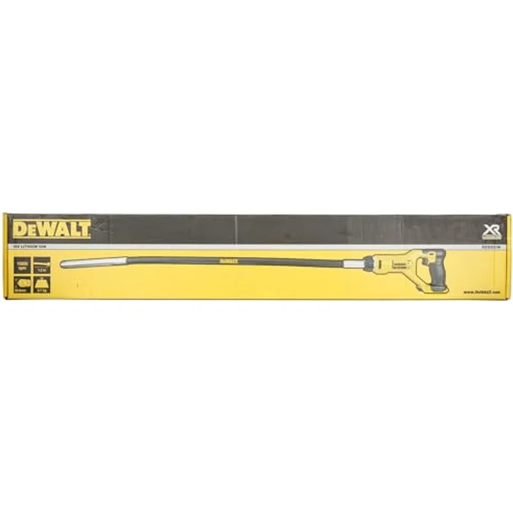 Dewalt 18 Volt Akku-Betonverdichter (0 - 15.000 min-1 Schwingungen, 28,6 mm Vibrationsdurchmesser, 1,2 m flexibler Gummischaft, ohne Akku und Ladegerät) D531N – Bild 3