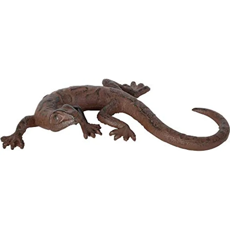 Esschert Design - Gartenfigur Eidechse 18,3 cm Gusseisen braun