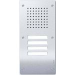 Siedle CL 111-4 B-02, Kabelgebundene Türsprechanlage mit Edelstahl-Front, 4 Ruftasten, Silber