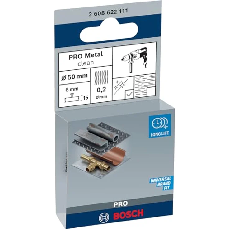 Bosch Professional Scheibenbürste, Stahl, gewellter Draht, 0,2 mm, 50 mm, 15 mm, 4500 U-min, 2608622111 – Bild 5
