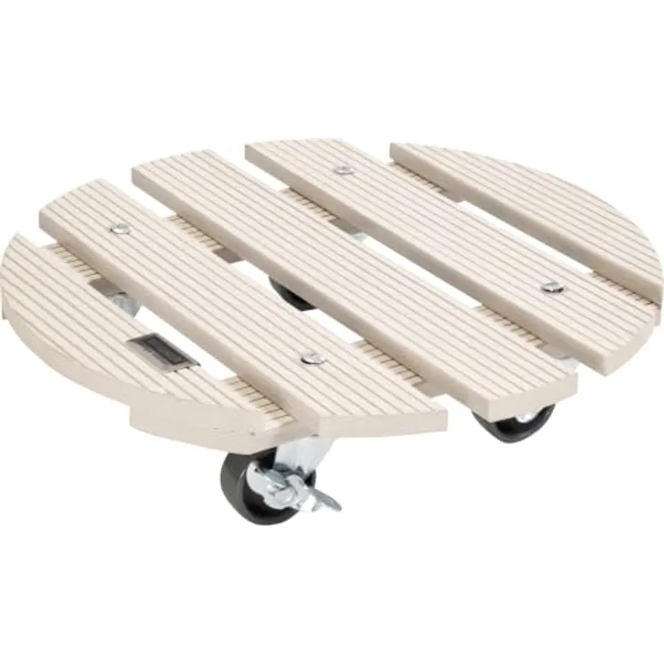 Wagner Multi Roller WPC GH0527, Pflanzenroller Ø 290 mm, Tragkraft 100 kg, lichtgrau