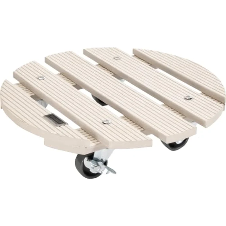 Wagner Multi Roller WPC GH0527, Pflanzenroller Ø 290 mm, Tragkraft 100 kg, lichtgrau – Bild 1